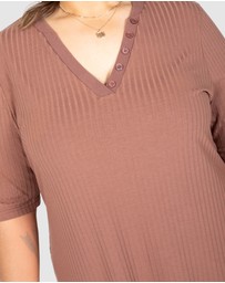 Love Your Wardrobe - Inez Rib Knit Dress