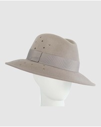 Max Alexander - Winter Felt Grey Fedora Hat