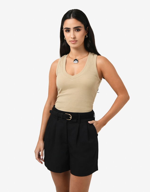 Forcast - Devon V-Neck Singlet