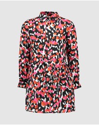 B.Nosy - Long Sleeve Multi-Coloured Spots Dress - Kids-Teens