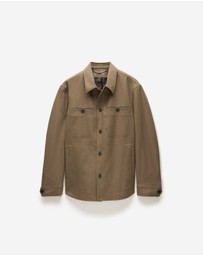 Calibre - Melton Shirt Jacket Latte