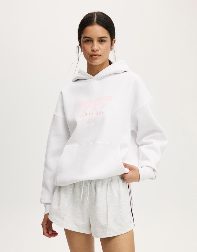 Cotton On Body Active - Plush Premium Graphic Hoodie