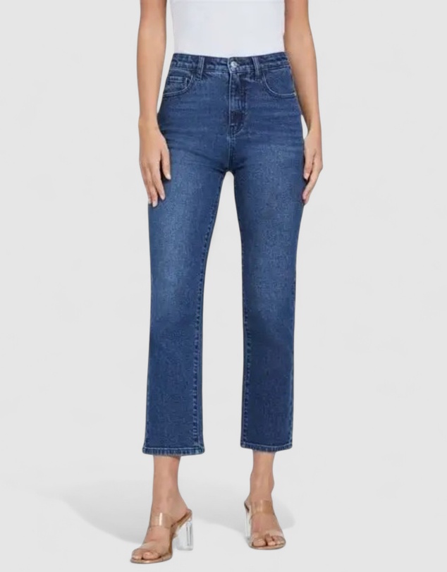 GUESS - Jeannie High-Rise Straight Jeans