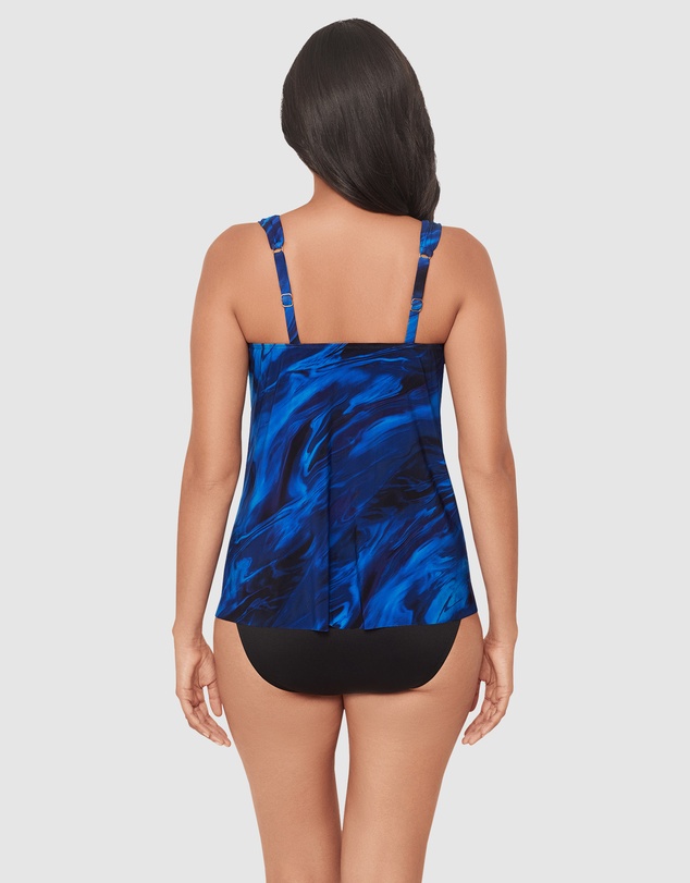 Miraclesuit Swimwear  - Stellar Nova Dazzle Underwired Draped Tankini Top