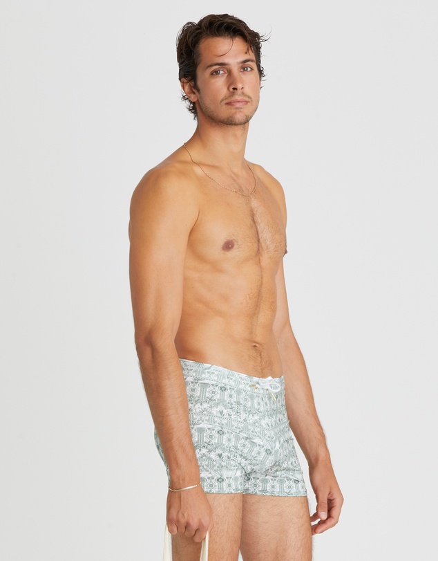 Aqua Blu Australia - Evergreen Lycra Swim Shorts