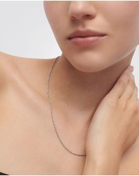 PDPAOLA - Sparkle Silver Chain Necklace