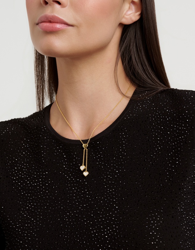 Ted Baker - SUKI: Pearl Shimmer Heart Drop Pendant