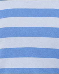 Petal & Pup - Joss Cropped Knitted Tee - Blue Stripe