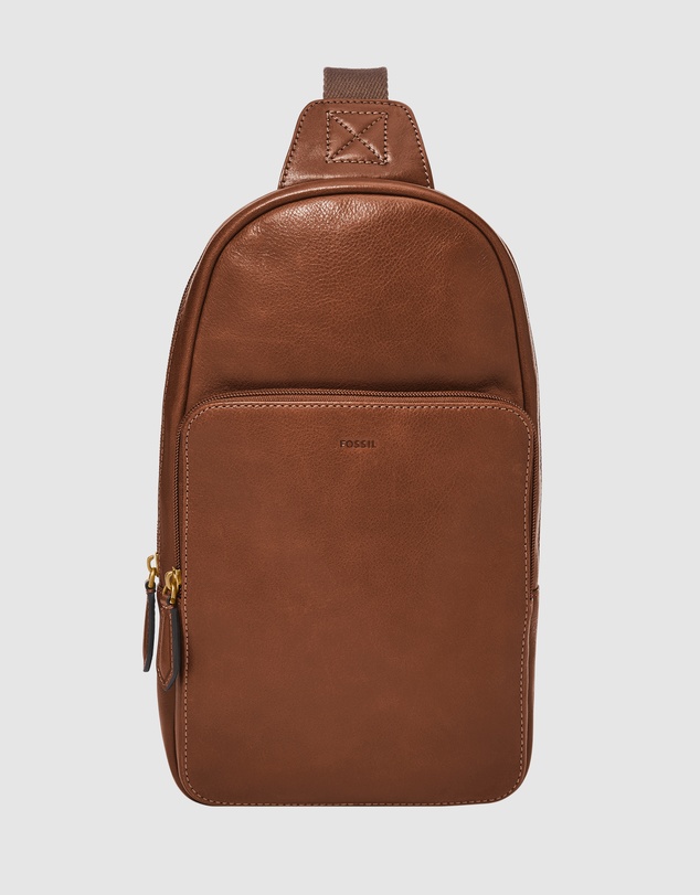 Fossil - Finn Brown Shoulder Bag