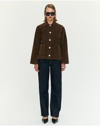 Staple the Label - Indi Faux Suede Barn Jacket