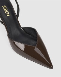 Siren - Yoco Slingback Kitten Heels