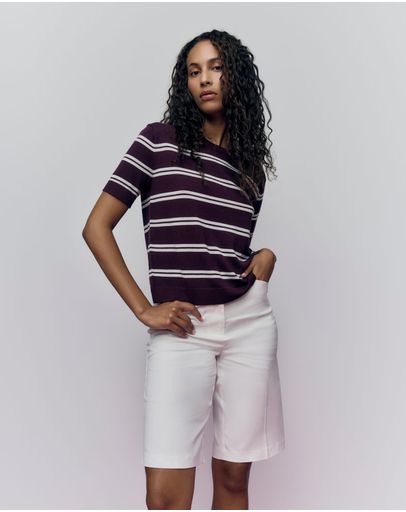 ivory/plum