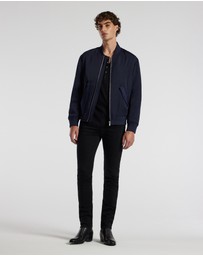 Calibre - Padded Nylon Bomber Jacket Navy