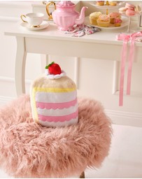 Claris the Chicest Mouse in Paris - Let Them Eat Cake Novelty Cushion