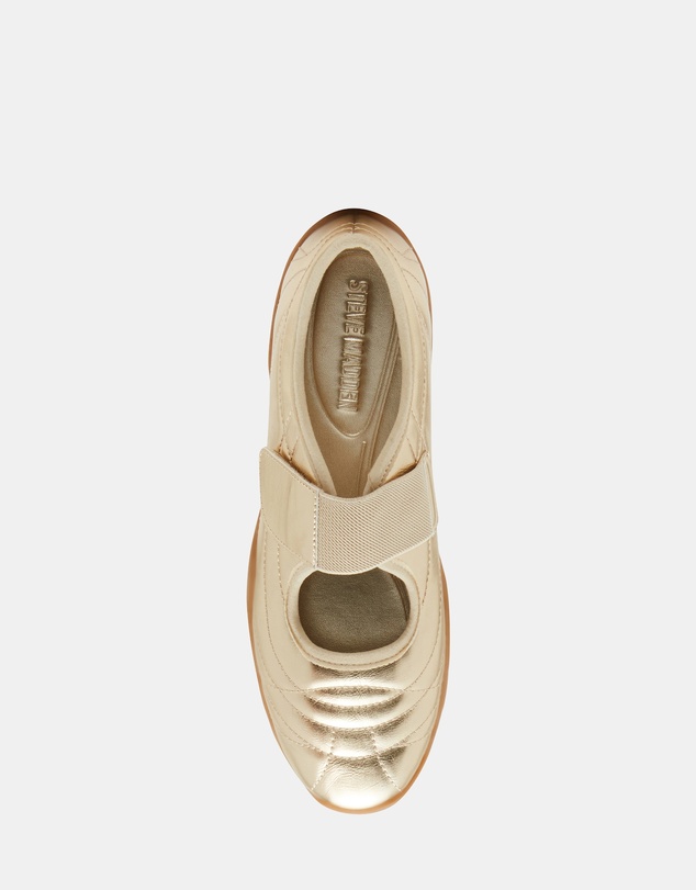 Steve Madden - Scooter Gold Sneakers