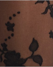High Heel Jungle - Floral Jacquard Sheer Tights