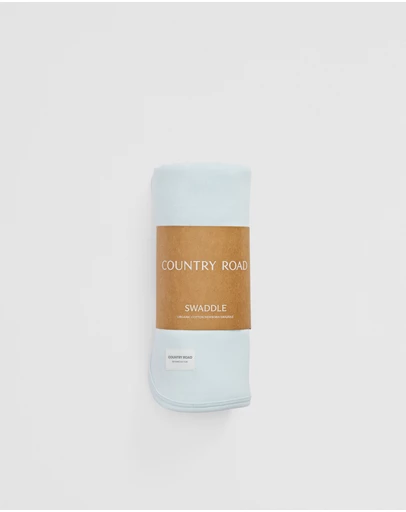 Country Road - Organically Grown Cotton Rib Swaddle