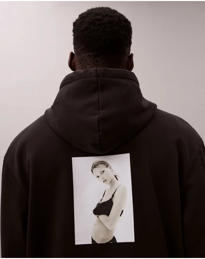 Calvin Klein - Kate Moss Fleece Graphic Hoodie
