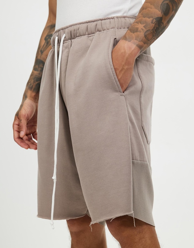 Surrounded By Ghosts - The Andesine Low Crotch Fleece Drawstring Shorts