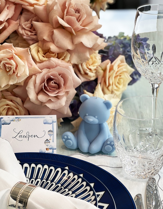 XRJ Celebrations - Teddy Candle Blue