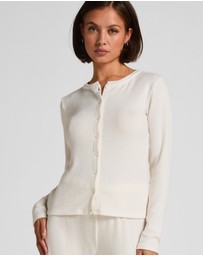 Hunkemoller - Long Sleeve Brushed Rib Jersey Cardigan