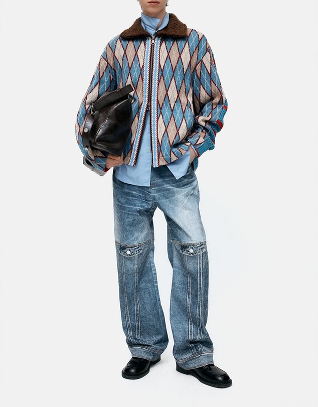 Andersson Bell - Custom-Like Printed Denim Pants - Unisex