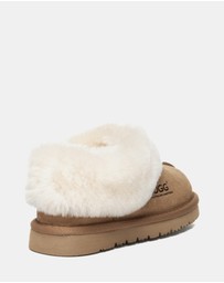 EVERAU - Australian Shepherd Ugg Kids Homey Slipper Cow Suede Upper House Shoes