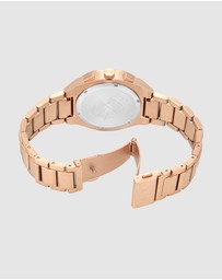 Armani Exchange - Rose Gold Analogue-Chronograph Watch