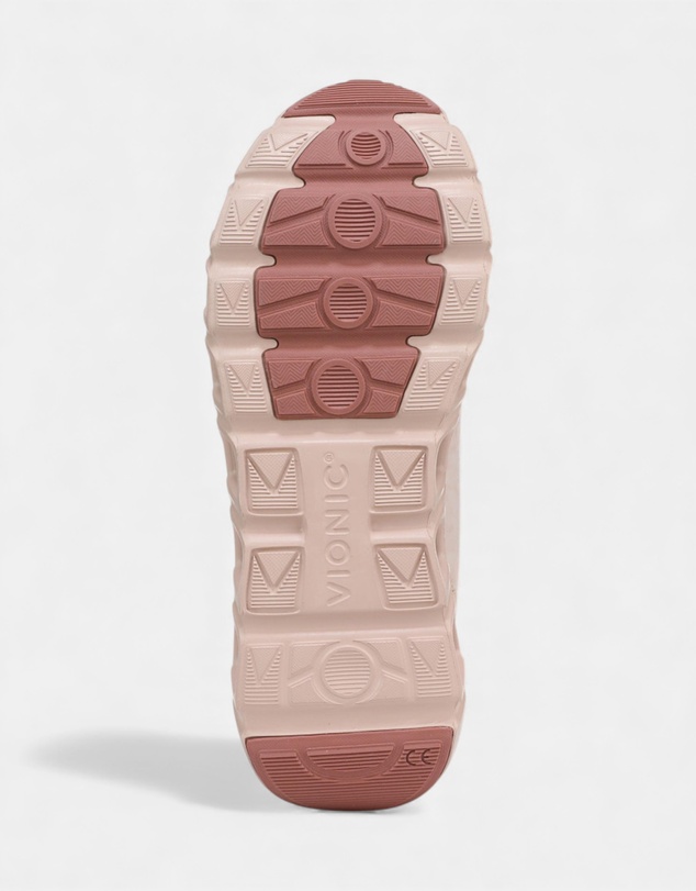 Vionic - Presley Lace-Up Sneaker - Cameo Rose