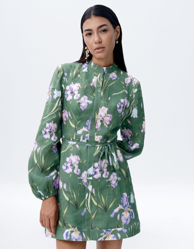 JUSTIN TONG - Eira Linen Mini Dress