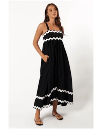 Petal & Pup - Reece Maxi Dress - Black