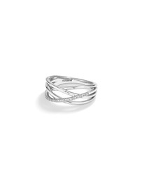 Michael Hill - Ring with 0.10 Carat TW of Diamonds in Sterling Silver