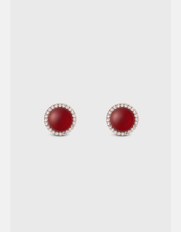 Daniel Wellington - Audrey Earrings Red Agathe