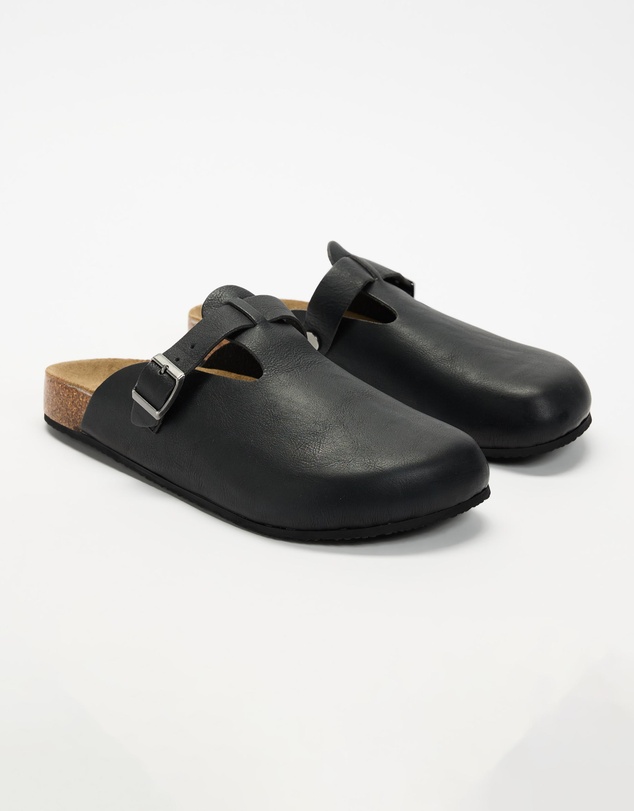 AERE - Leather Footbed Clogs - Men's