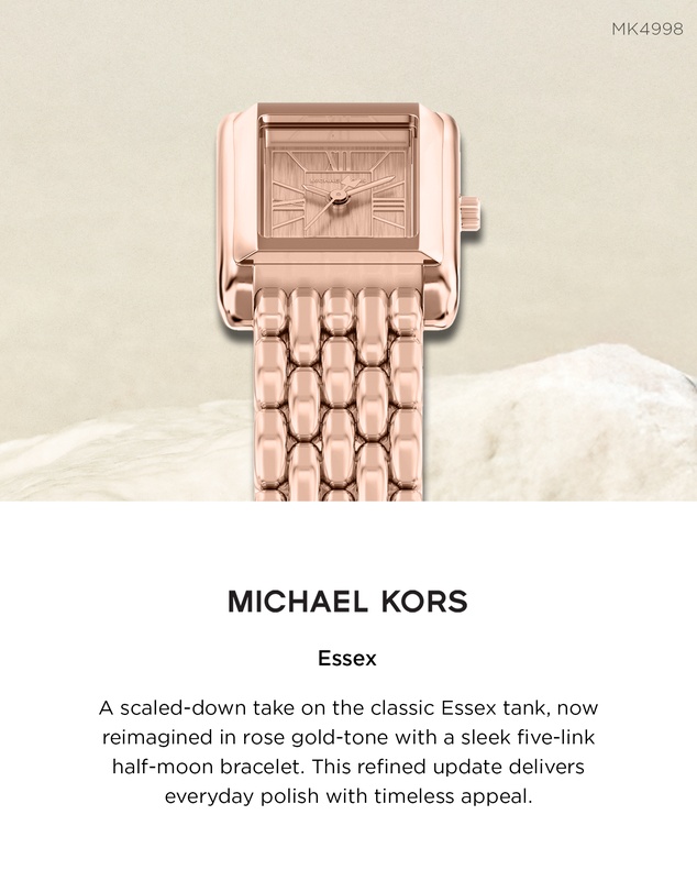 Michael Kors - Essex Rose Gold Analogue Watch
