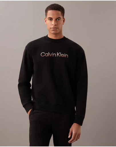 Calvin Klein - Embroidered Ombre Logo Sweatshirt