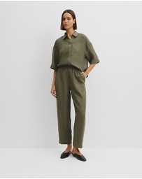 Country Road - Organically Grown Linen Tapered Jogger
