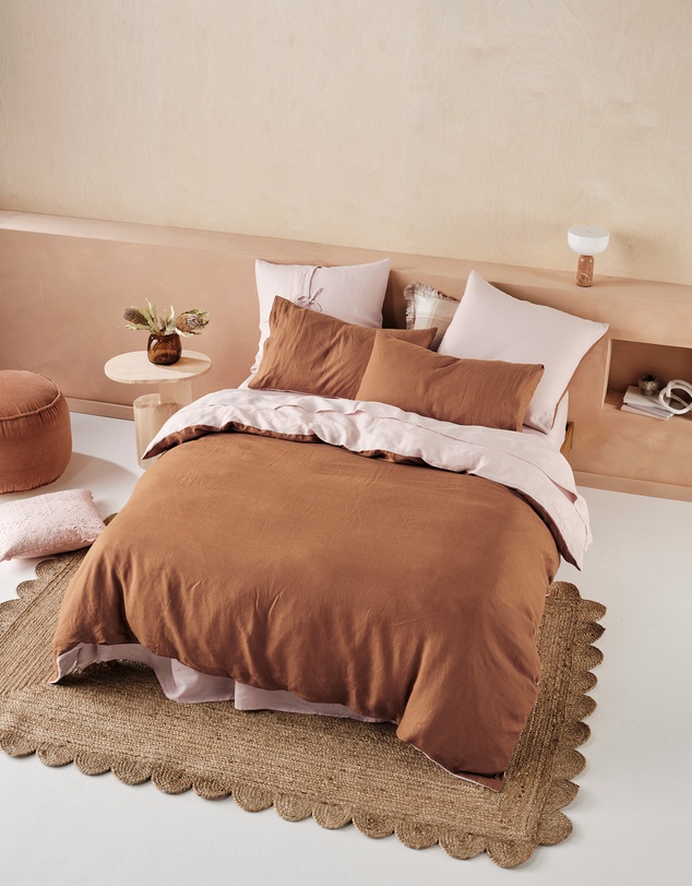 Linen House - Nimes Duet Pure Linen Quilt Cover Set
