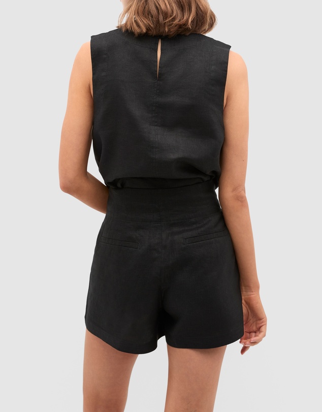 Seed Heritage - Core Linen Waisted Short