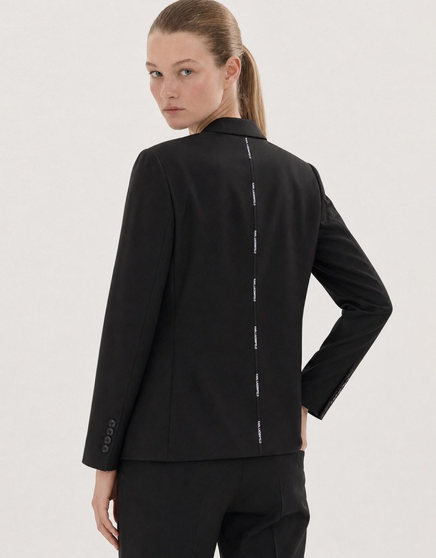 Karl Lagerfeld - Logo Tape Relaxed Blazer