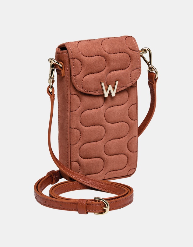 Wolf - Wolf Mimi Swirl Phone Bag Nutshell Brown