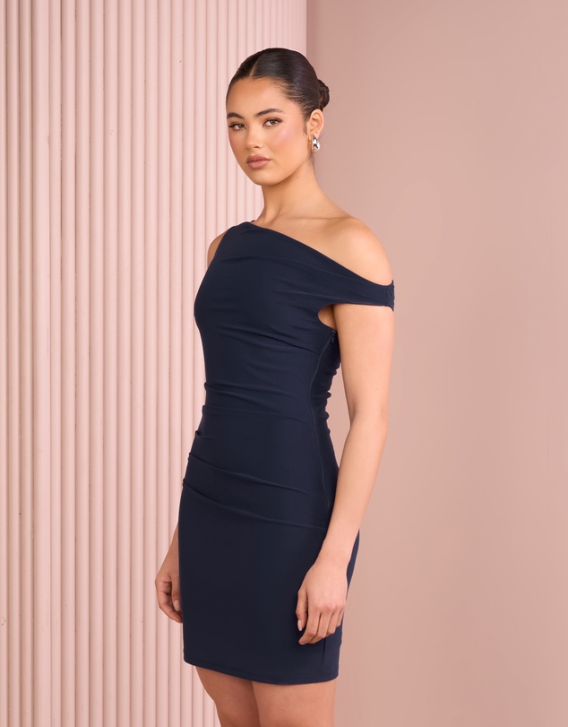 Azzurielle - Cory Off Shoulder Mini Dress