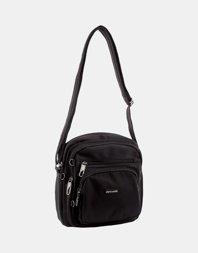 Pierre Cardin - Pierre Cardin Nylon Anti-Theft Cross Body Bag