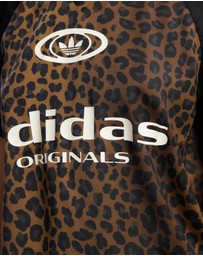 adidas Originals - Originals Leopard Satin Football Jersey