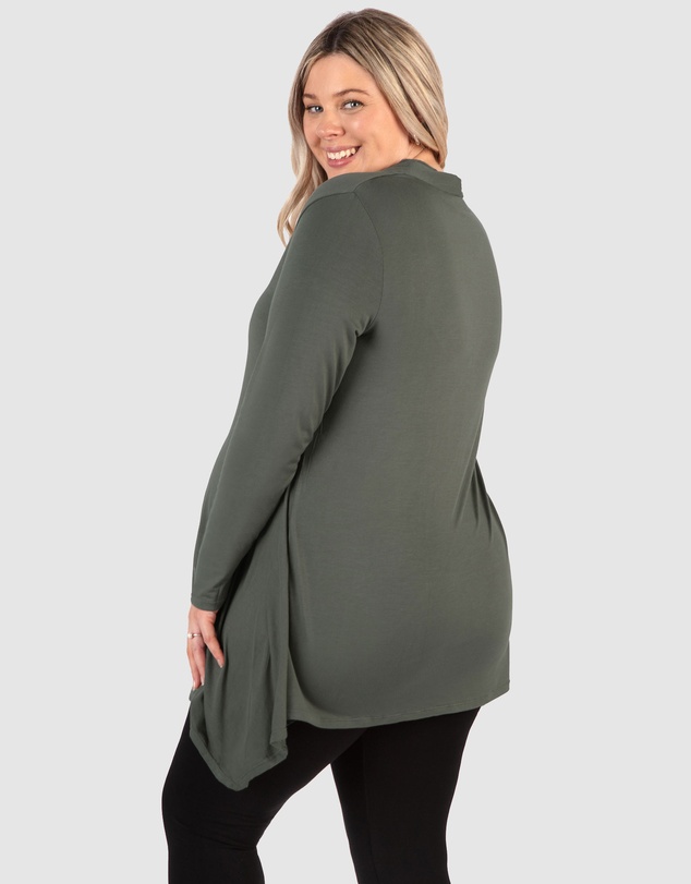 B Free Intimate Apparel - Maternity Bamboo V Neck Tunic Top