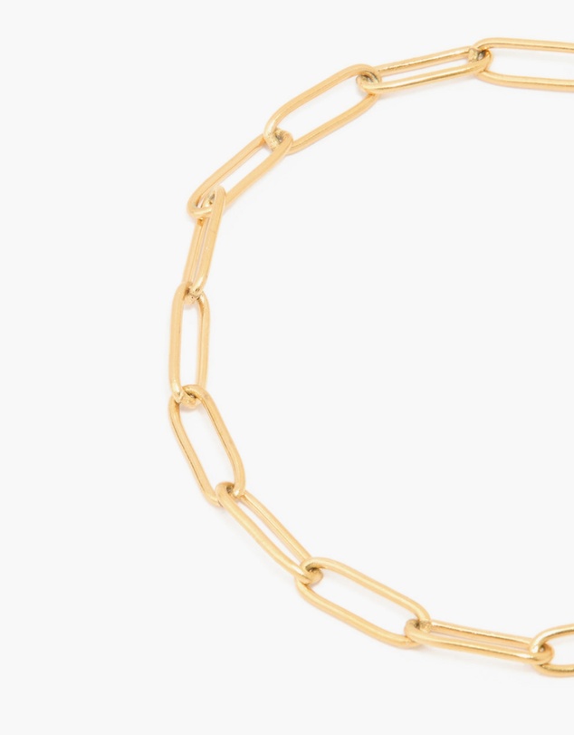 Lovisa - Waterproof Gold Plated Stainless Steel Fine Link Dainty Clasp Bracelet