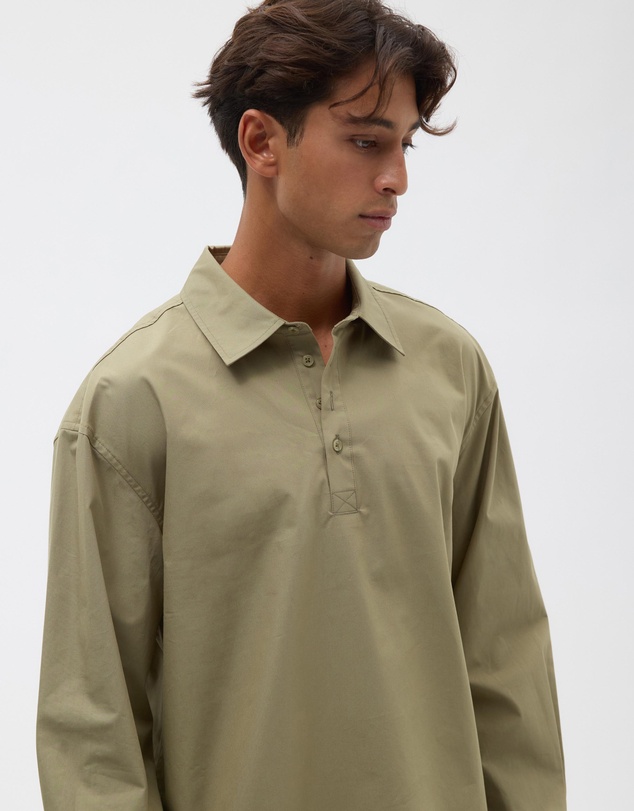 AERE - Front Placket Cotton Shirt