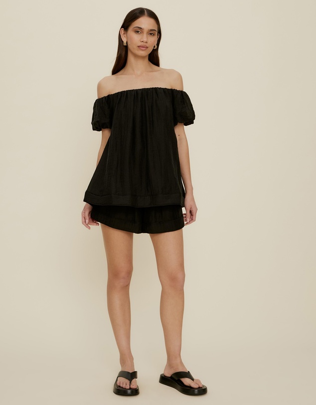 The Fated - Rosie Gathered Off Shoulder Top