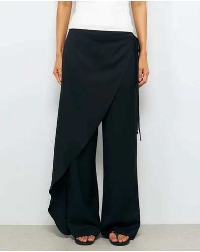 AERE - Margot Wrap Summer Suiting