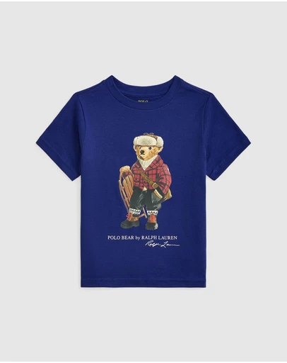 Polo Ralph Lauren - Polo Bear Cotton Jersey Tee - Babies-Kids